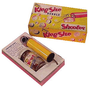 Box with yellow shooter