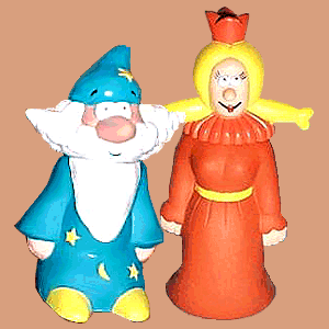 Woozy Wizard and Princess Wilhelmina