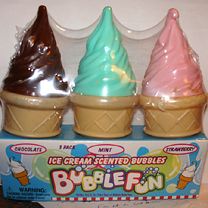 Ice cream bubbles